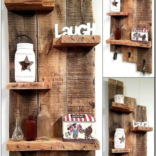 Wall Accents Made From Pallets (Photo 14 of 15)
