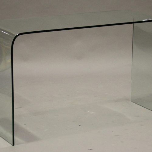 Clear Glass Top Console Tables (Photo 12 of 20)