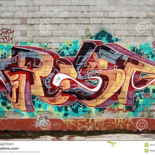 Abstract Graffiti Wall Art (Photo 7 of 20)