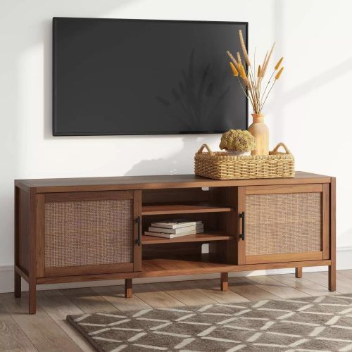 Farmhouse Rattan Tv Stands (Photo 2 of 20)