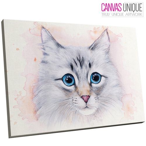 Cat Canvas Wall Art (Photo 10 of 20)