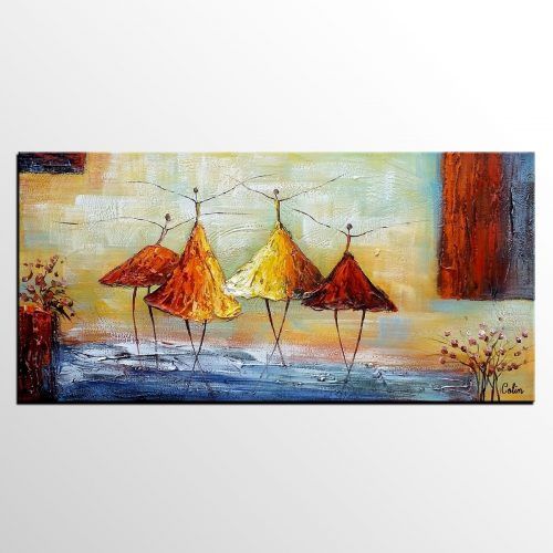 Modern Abstract Huge Oil Painting Wall Art (Photo 11 of 20)