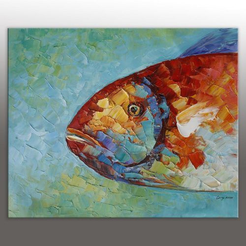 Fish Painting Wall Art (Photo 18 of 20)
