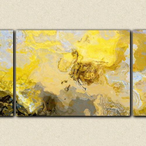 Abstract Oversized Canvas Wall Art (Photo 8 of 20)