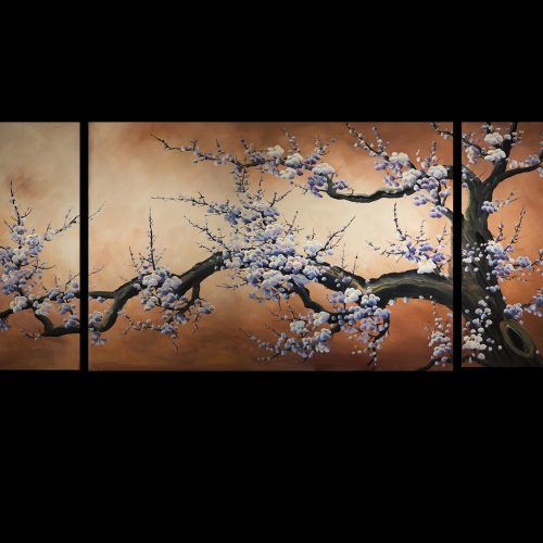 Abstract Cherry Blossom Wall Art (Photo 8 of 20)