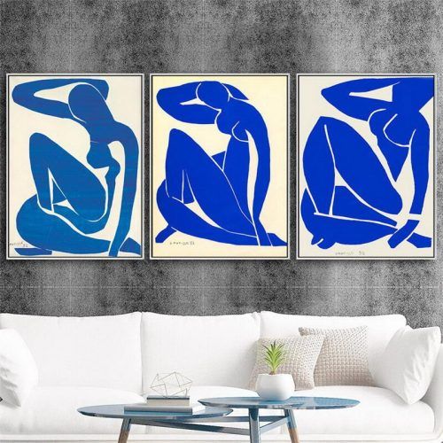 Blue Nude Wall Art (Photo 7 of 20)