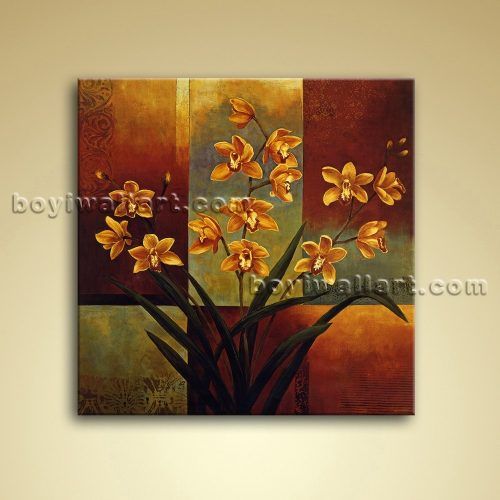 Orchid Canvas Wall Art (Photo 6 of 15)