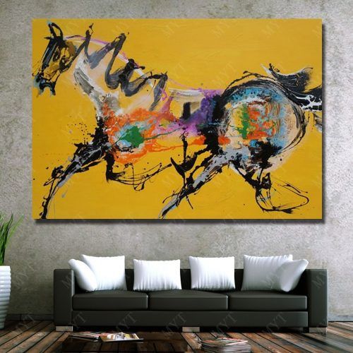 Abstract Horse Wall Art (Photo 20 of 20)