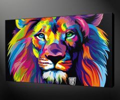 20 The Best Abstract Lion Wall Art