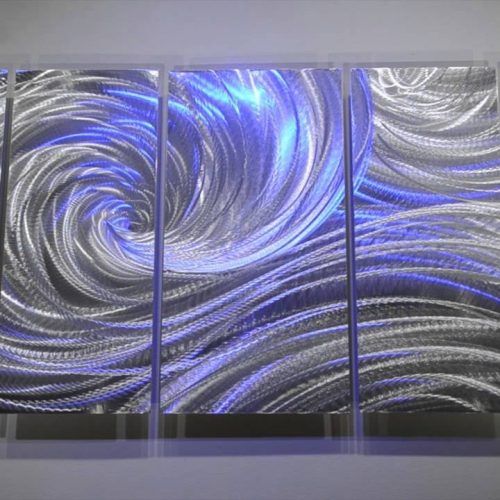 Abstract Metal Wall Art Sculptures (Photo 19 of 20)
