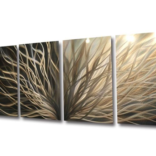 Abstract Leaf Metal Wall Art (Photo 12 of 20)