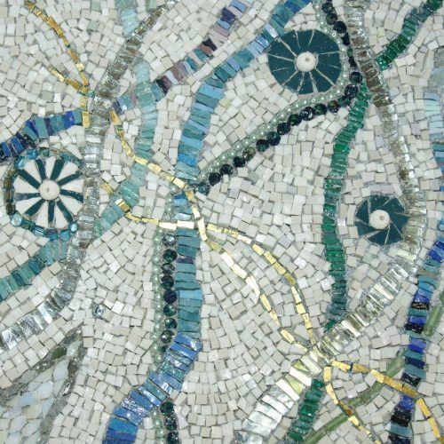 Abstract Mosaic Art On Wall (Photo 7 of 20)