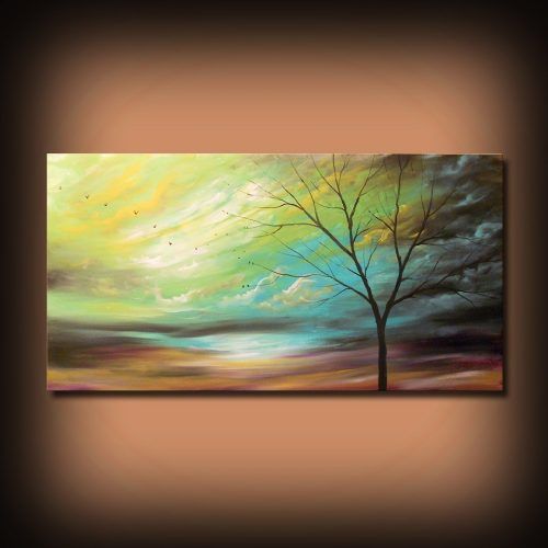 Abstract Nature Canvas Wall Art (Photo 15 of 20)