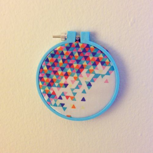 Embroidery Hoop Fabric Wall Art (Photo 11 of 15)