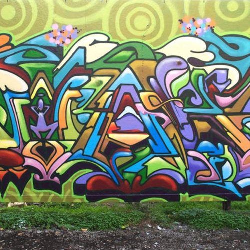 Abstract Graffiti Wall Art (Photo 20 of 20)