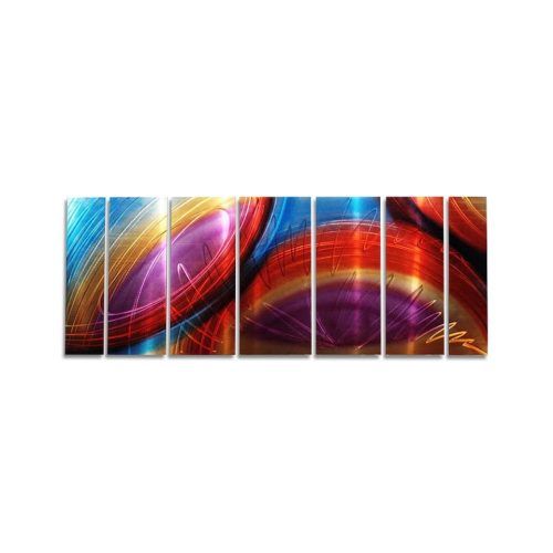 Colorful Metal Wall Art (Photo 18 of 20)