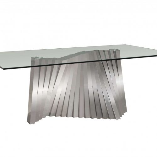 Chrome And Glass Rectangular Console Tables (Photo 19 of 20)