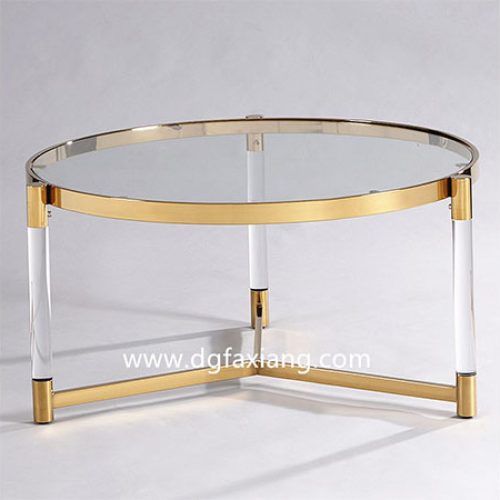 Stainless Steel And Acrylic Coffee Tables (Photo 5 of 20)
