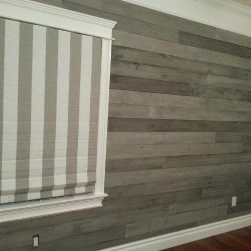 Wall Accents With Laminate Flooring (Photo 4 of 15)
