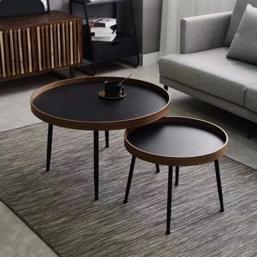 Full Black Round Coffee Tables (Photo 11 of 20)