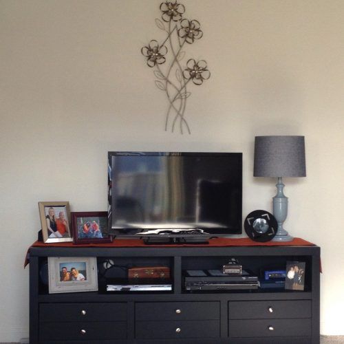 Wall Accents Behind Tv (Photo 4 of 15)