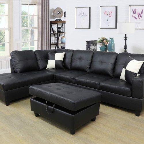 Faux Leather Sectional Sofa Sets (Photo 8 of 21)