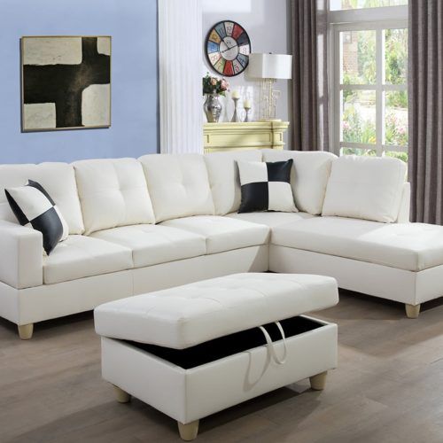 Faux Leather Sectional Sofa Sets (Photo 5 of 21)