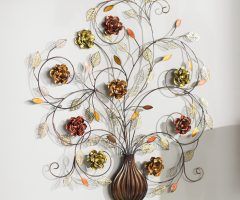 15 Collection of Metal Flower Wall Art