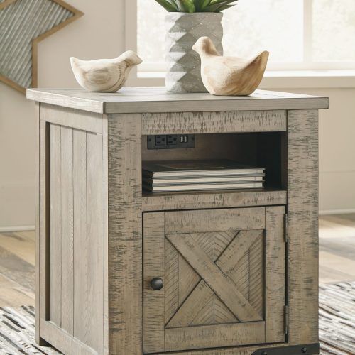 Rustic Gray End Tables (Photo 1 of 20)