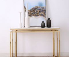 The Best Marble and White Console Tables