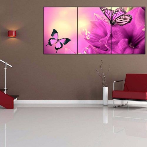 Butterfly Canvas Wall Art (Photo 14 of 20)