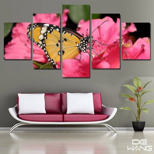 Butterfly Canvas Wall Art (Photo 10 of 20)