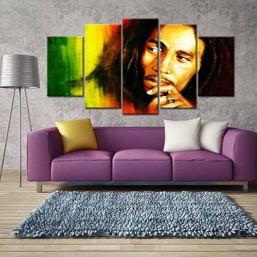 Bob Marley Canvas Wall Art (Photo 14 of 25)