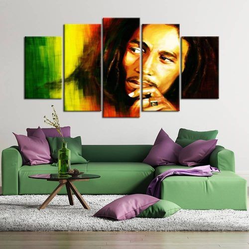 Bob Marley Canvas Wall Art (Photo 7 of 25)