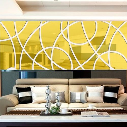 Abstract Art Wall Decal (Photo 17 of 20)