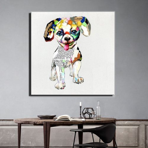 Dogs Canvas Wall Art (Photo 7 of 15)