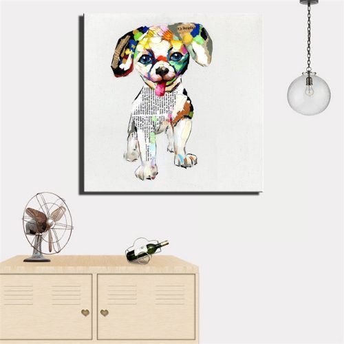 Dogs Canvas Wall Art (Photo 12 of 15)
