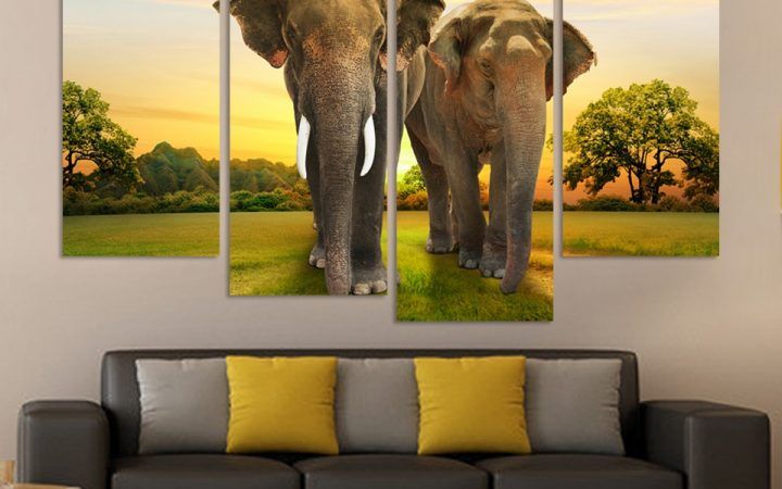 20 The Best Elephants Wall Art