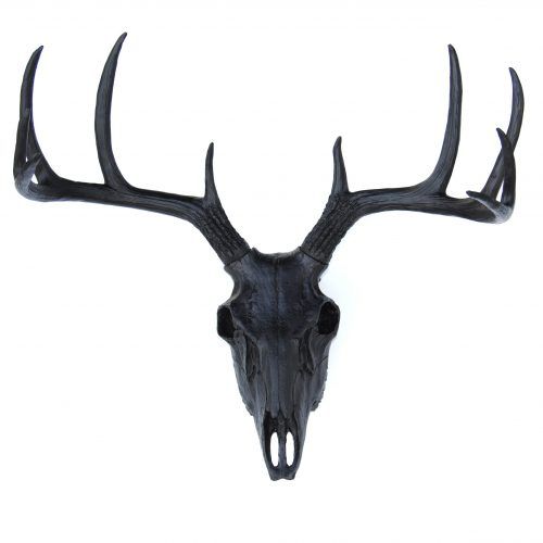 Large Deer Head Faux Taxidermy Wall Decor (Photo 8 of 20)
