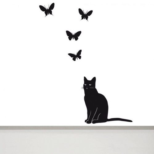 Cat Metal Wall Art (Photo 20 of 20)