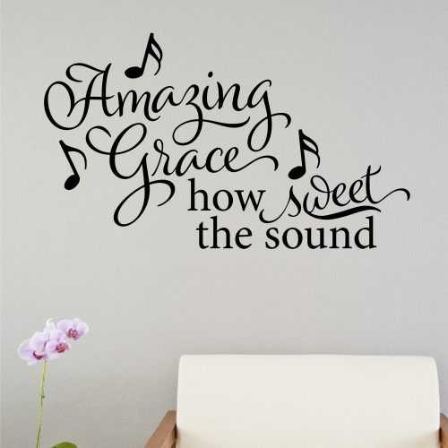 Blended Fabric Amazing Grace Wall Hangings (Photo 4 of 20)