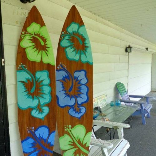 Decorative Surfboard Wall Art (Photo 22 of 25)