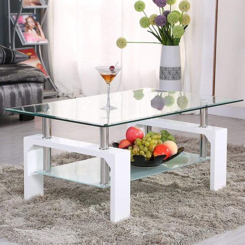 Glass Coffee Tables With Lower Shelves (Photo 5 of 20)