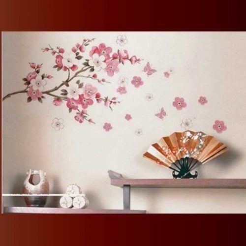 Abstract Cherry Blossom Wall Art (Photo 20 of 20)