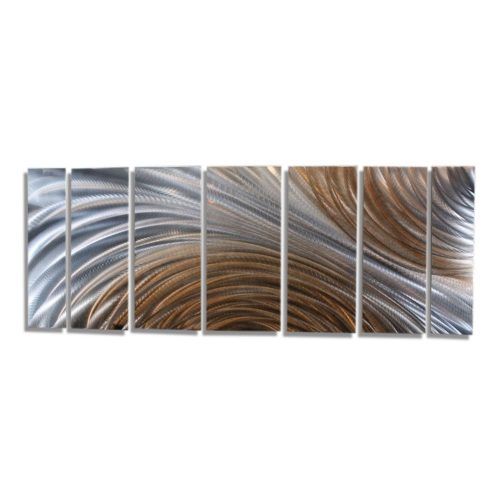 Large Abstract Metal Wall Art (Photo 13 of 20)