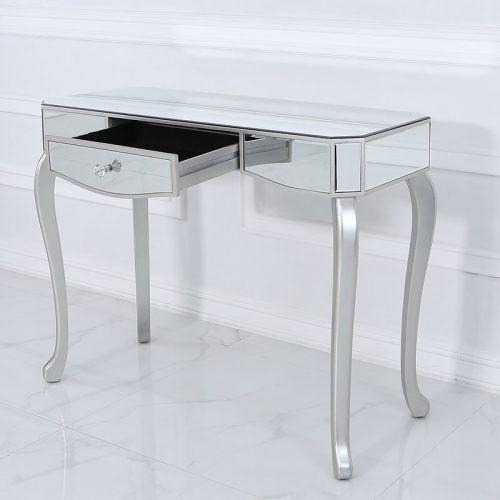 Mirrored And Silver Console Tables (Photo 18 of 20)