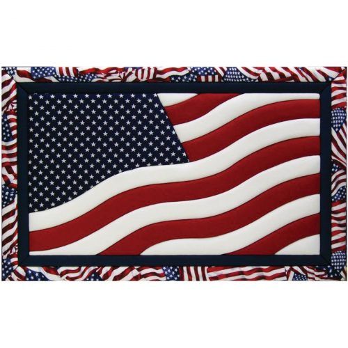 American Flag Fabric Wall Art (Photo 4 of 15)