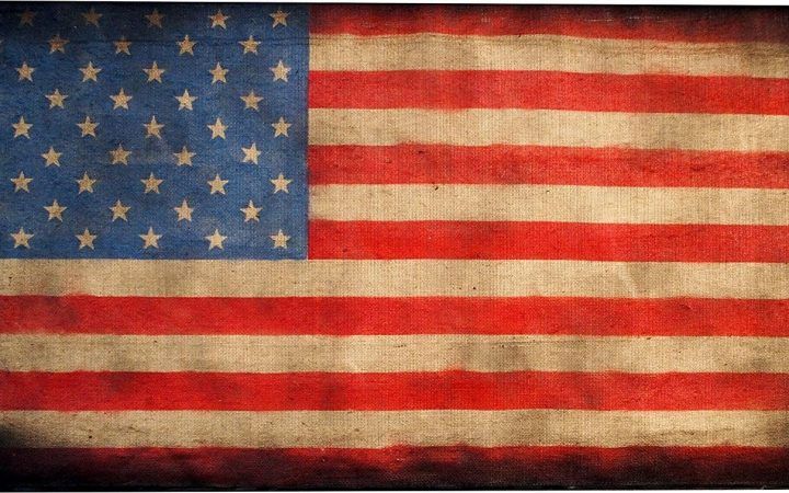 2024 Popular American Flag Fabric Wall Art