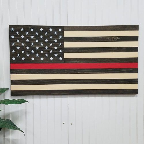 Wooden American Flag Wall Art (Photo 15 of 20)