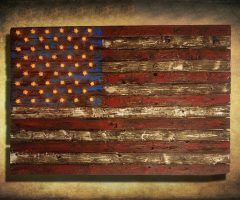 2024 Best of Vintage American Flag Wall Art